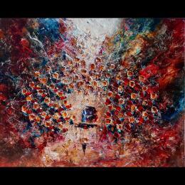 Painting Concert Zao by Reymond Pierre | Painting