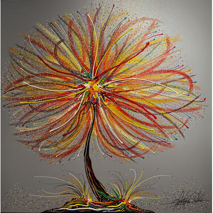 Peinture L'Arbre des Orfèvres  par Fonteyne David | Tableau Figuratif Acrylique