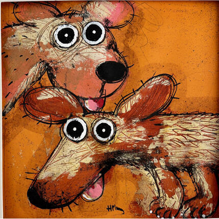 Painting Exhausted, after walk by Maury Hervé | Painting