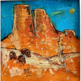 Painting Javelines family by Maury Hervé | Painting