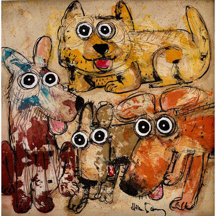 Painting So happy ! by Maury Hervé | Painting