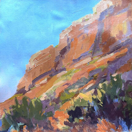 Painting Desert Palette of Color by Carrillo Cindy  | Painting Figurative Oil Landscapes