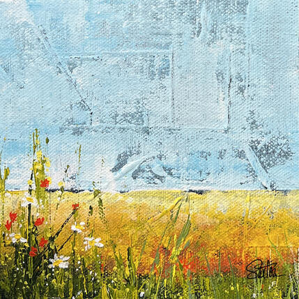 Painting Wildflower Patch by Saxton Patricia | Painting