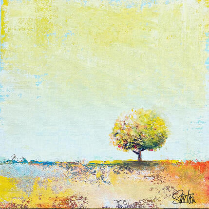 Painting Lone Cottonwood by Saxton Patricia | Painting  Pop icons