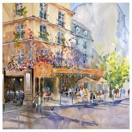 Gemälde Café de Paris  von Bailly Kévin  | Gemälde