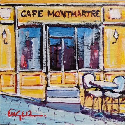 Gemälde CAFE A MONTMARTRE von Euger | Gemälde