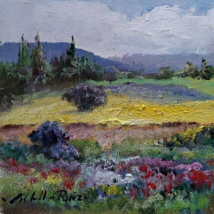 Painting Paisaje de primavera by Cabello Ruiz Jose | Painting