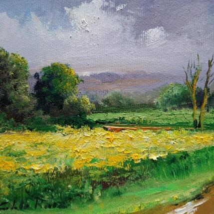 Painting Manto de amarillo by Cabello Ruiz Jose | Painting