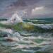 Painting Olas by Cabello Ruiz Jose | Painting Impressionism Marine Oil