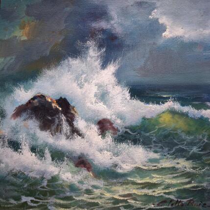 Painting Rompiendo las olas by Cabello Ruiz Jose | Painting