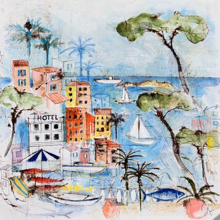 Peinture Vacances éternelles par Colombo Cécile | Tableau