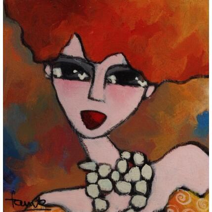 Painting Portrait by Fauve | Painting Figurative Acrylic, Oil Life style