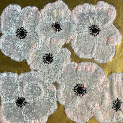 Gemälde Anémones  von Caviale Marie | Gemälde