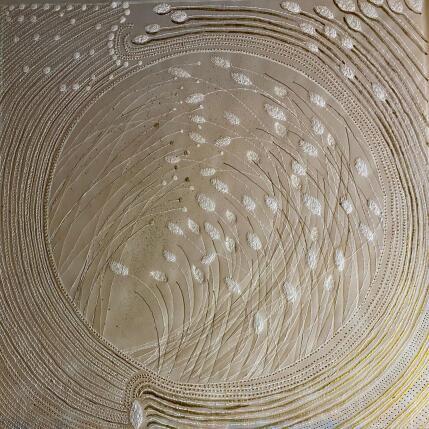 Peinture Rosace5  par Caviale Marie | Tableau Abstrait Minimaliste