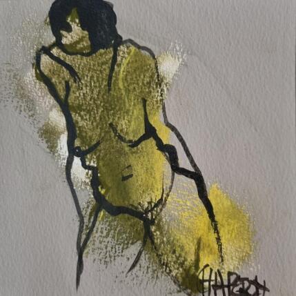 Peinture Pastel 9 par Chaperon Martine | Tableau Figuratif Acrylique Nu
