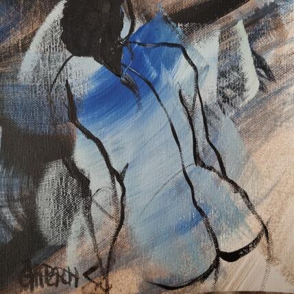 Peinture Arc en ciel par Chaperon Martine | Tableau Figuratif Acrylique Nu