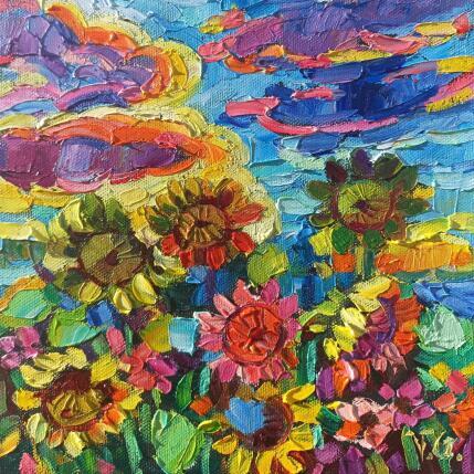 Painting Sunny soul by Georgieva Vanya | Painting Figurative Oil Landscapes, Pop icons