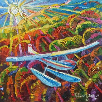 Painting Awaken by Georgieva Vanya | Painting Figurative Oil Landscapes