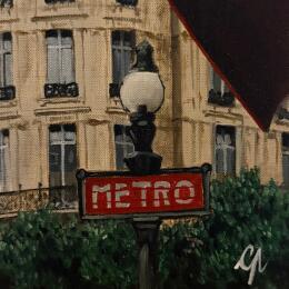 Peinture Métropolitain III par Poulain Clément | Tableau