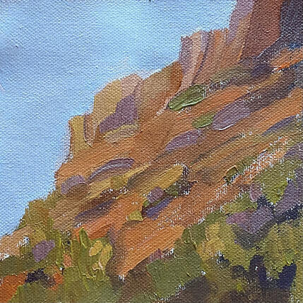 Painting Secret Trail by Carrillo Cindy  | Painting Figurative Oil Landscapes