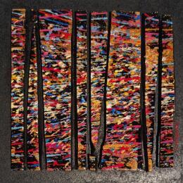 Painting Bc8 touche or rouge bleu blanc by Langeron Luc | Painting