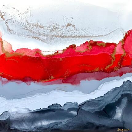 Painting 2485 poésie florale  by Depaire Silvia | Painting Abstract Acrylic