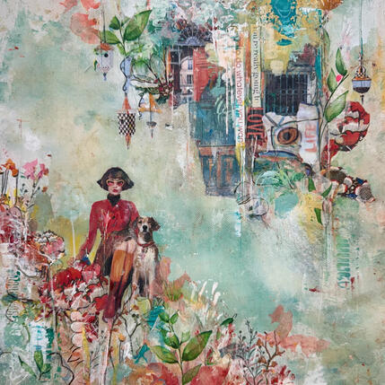 Peinture My best par Bergeron Marie-Josée | Tableau Surréalisme Acrylique, Collage