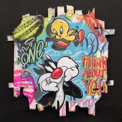 Gemälde Titi et Grosminet i think about you  von Sufyr | Gemälde