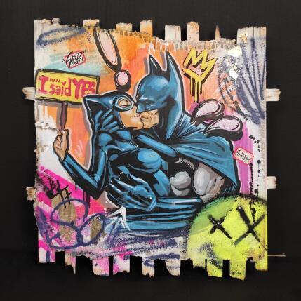 Gemälde Batman & Catwoman I said yes von Sufyr | Gemälde