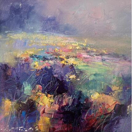 Painting The smell of chilhood by Petras Ivica | Painting Figurative Oil Landscapes