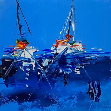 Painting Voiliers by Raffin Christian | Painting Figurative Oil Marine