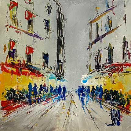 Painting Plaisir d'un jour by Raffin Christian | Painting Figurative Oil Pop icons, Urban