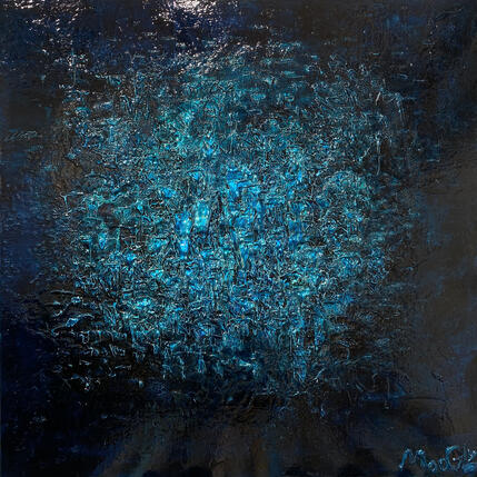 Painting Sédimentarius by Moogly | Painting Raw art Acrylic, Pigments, Resin Minimalist