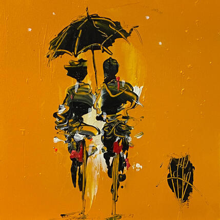 Peinture Plaisir par Raffin Christian | Tableau Figuratif Huile Scènes de vie