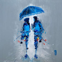 Painting Plaisir de Toi by Raffin Christian | Painting Figurative Oil Life style