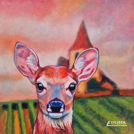 Painting Le petit prince des vignes by Emma Fischer | Painting