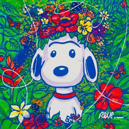 Painting Frida X Snoopy by Revel | Painting