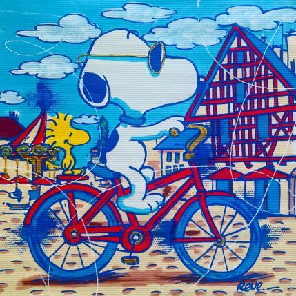 Painting Snoopy X Dijon 2 by Revel | Painting