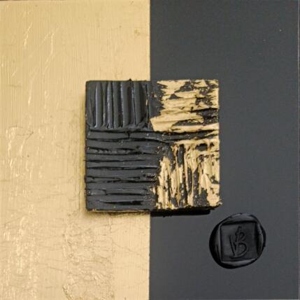 Peinture Como par Bauquel Véronique | Tableau Abstrait Collage Minimaliste