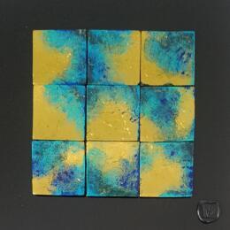 Peinture Bococa par Bauquel Véronique | Tableau Abstrait Collage Minimaliste