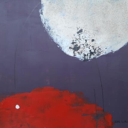 Peinture abstract red C 164 par Wilms Hilde | Tableau Abstrait Acrylique, Sable