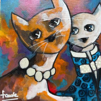 Painting Doudou et princesse by Fauve | Painting