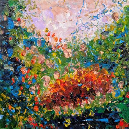 Painting Buisson flamboyant by Amblard Florence | Painting