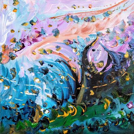 Painting Envolée mauve by Amblard Florence | Painting