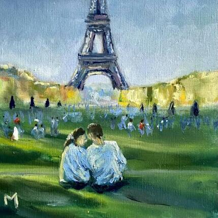 Painting Confidence au champ de Mars by Manière Anisa  | Painting