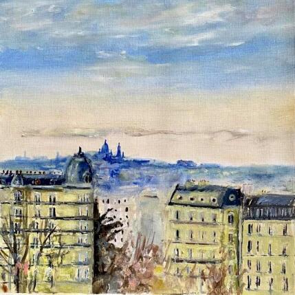 Painting Vue depuis les Buttes Chaumont by Manière Anisa  | Painting