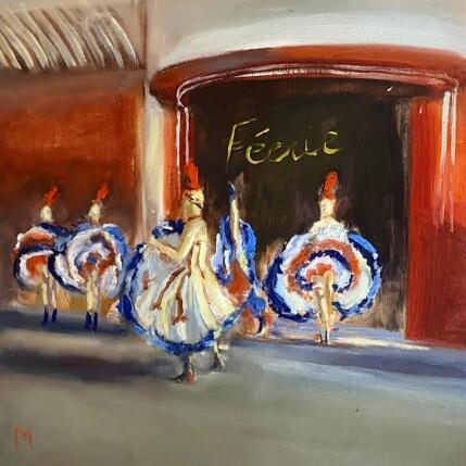 Painting French Cancan by Manière Anisa  | Painting