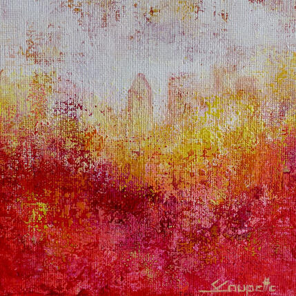 Painting Floral Awakening by Coupette Steffi | Painting Figurative Acrylic Urban