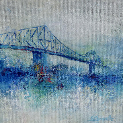 Painting Fading Memories by Coupette Steffi | Painting Figurative Acrylic Urban