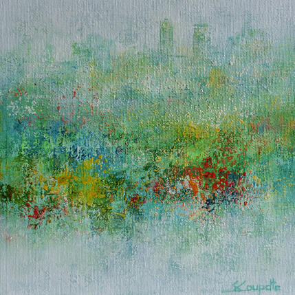 Painting Fresh Green by Coupette Steffi | Painting Figurative Acrylic Pop icons, Urban